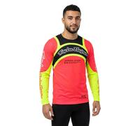 Troy Lee Designs GP Pro Swerve Maillot Motocross, rouge/jaune, Taille M
