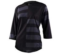 Troy Lee Designs Maillot Noir à Rayures Fendues pour Femme