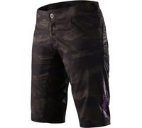 Troy Lee Designs Mischief Shell Brushed Camo Shorts de vélo pour dames, vert-multicolore, taille M pour femmes