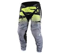 Troy Lee Designs GP Brushed Pantalon de motocross jeunesse, noir/vert, Taille 26
