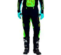 Troy Lee Designs SE Pro Myth Pantalon de motocross, Noir/Néon/Jaune, Taille 30