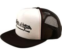 Troy Lee Designs Repeat Trucker Snapback, capuchon Taille unique Noir/Blanc Noir/Blanc