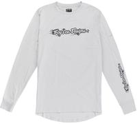 Troy Lee Designs Ruckus Burn Out Ride Manches longues, Gris clair, Taille S