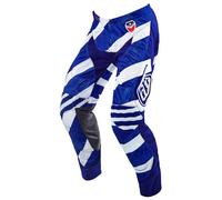 Troy Lee Designs SE Air Caution Pantalon, blanc-bleu, taille 28 pour homme