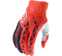 Troy Lee Designs SE Pro Gants de motocross, blanc-orange, taille XL pour homme