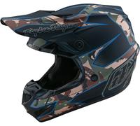 Troy Lee Designs SE4 Polyacrylite Matrix MIPS Casque de motocross, noir, taille M pour homme