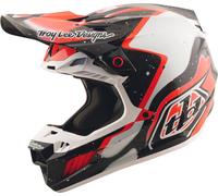 Troy Lee Designs SE5 Carbon Membrane MIPS Casque de motocross, noir-rouge, taille XS pour homme