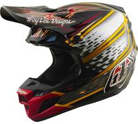 Troy Lee Designs SE5 Composite MIPS Wings Casque de motocross, noir/gris, Taille L (58/59)