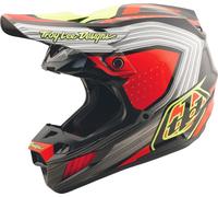 Troy Lee Designs SE5 Composite Stripes MIPS Casque de motocross, noir-rouge, taille XS pour homme