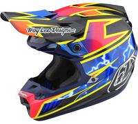 Troy Lee Designs SE5 Lightning MIPS Carbon Casque de motocross, noir-rose, taille 2XL pour homme
