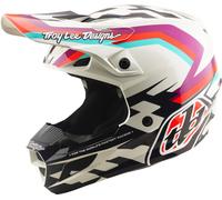 Troy Lee Designs SE5 Polycarbonate MIPS Dash Casque de motocross, Violet/Blanc, Taille XL (60/61)