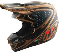 Troy Lee Designs SE5 Polycarbonate MIPS The Line Casque de motocross, Marron, Taille M (57/58)