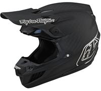Troy Lee Designs SE5 Stealth Carbon Casque de motocross, noir-gris-argent, taille M pour homme