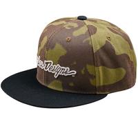 Troy Lee Designs Signature Flat Olive Cap Vert Olive Camo