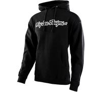 Troy Lee Designs Signature, sweat à capuche jeunesse M Noir/Blanc Noir/Blanc