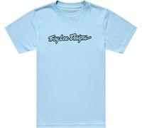 Troy Lee Designs Signature, t-shirt jeune S Bleu Clair/Noir Bleu Clair/Noir