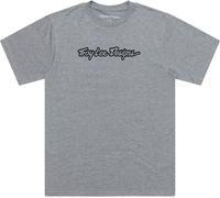 Troy Lee Designs Signature Short Sleeve T-shirt Gris S Homme Grey Heather
