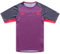 Troy Lee Designs Skyline Pro Fangs Maillot de vélo à manches courtes, Gris/Fuchsia, Taille S
