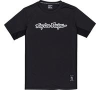 Troy Lee Designs Skyline Ride Signature Maillot de vélo à manches courtes, noir, Taille L