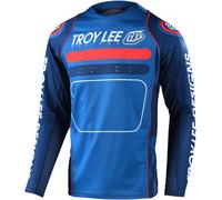 Troy Lee Designs Sprint Drop In Maillot vélo jeunesse, rouge-bleu, taille XS