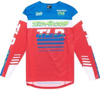 Troy Lee Designs Sprint Fifty-50 Maillot de vélo, Rouge/Bleu, Taille S