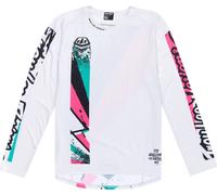 Troy Lee Designs Sprint Full Pull Maillot de vélo, Gris clair, Taille L