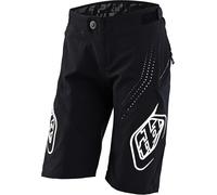 Troy Lee Designs Sprint Mono Cuissards de vélo pour enfants, noir-blanc, taille XL pour des gamins