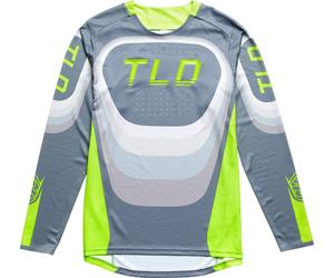 Troy Lee Designs Sprint Reverb Maillot de vélo enfant, Gris clair/néon, Taille S