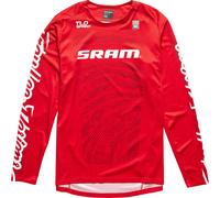 Troy Lee Designs Sprint SRAM Shifted Maillot de vélo, rouge, taille M pour homme