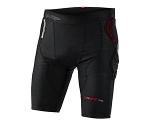 Troy Lee Designs Stage Ghost D30 Short Baselayer, Solid Black, X-Large
