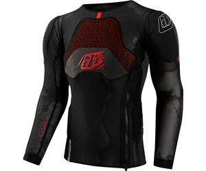 Troy Lee Designs Stage Ghost D3O LS, veste de protection unisexe M Noir/Rouge Noir/Rouge