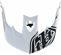 Troy Lee Designs Stage Signature Pic du casque, Blanc