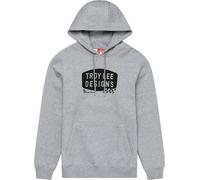Troy Lee Designs Stamp, sweat à capuche XL Gris Clair/Noir Gris Clair/Noir