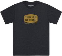 Troy Lee Designs Stamp, t-shirt S Gris Foncé/Orange Gris Foncé/Orange