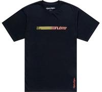 Troy Lee Designs Stripes Short Sleeve T-shirt Noir S Homme Black