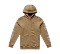 Troy Lee Designs Sweat à capuche Badge Zip Up Hoodie brun