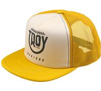 Troy Lee Designs Trucker Smiley Casquette Snapback, jaune pour homme