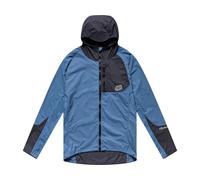 Troy Lee Designs Veste coupe-vent Drift Windbreaker gris/bleue