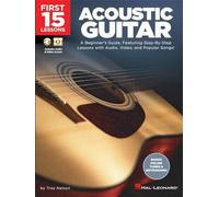 Troy nelson : first 15 lessons - acoustic guitar - recueil + enregistrement(s) en ligne