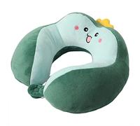 TROYSINC Coussin de voyage, motif animal de dessin animé, coussin de sommeil, pour enfants et adultes, coussin de nuque de voyage pour chaise d'avion, maison et bureau (elfe)