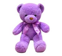 TROYSINC Ours en peluche - Peluche - Fourrure douce - Cadeau de Saint-Valentin, fête des enfants - Violet - 30 cm