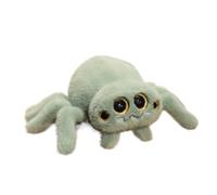 TROYSINC Peluche araignée à quatre yeux - Cadeau pour adultes et enfants - Halloween (16 x 25 cm, vert)