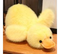 TROYSINC Peluche canard en peluche - Coussin doux - Pour enfants et filles - Cadeau de poupée - 30 cm - Jaune
