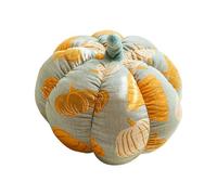 TROYSINC Peluche douce, dessin animé nordique, citrouille nordique, housse de coussin, jouet en peluche, coussin en peluche, décoration d'Halloween pour enfants, cadeau pour enfants, 20 cm, jaune