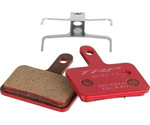 TRP 2-Piston Replacement Pads, One Pair for One Wheel, Compatible with All TRP 2-Piston Brakes, Available in Performance Resin, Semi-Metallic, and Sintered Metallic. Caliper Spring Included.