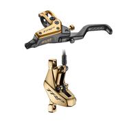 TRP Evo Pro Frein pour vélo | Calibre 4 Pistons à Haut débit | Performance Solide et fiable | Levier Droit | Doré