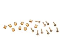 TRP Lot de 10 kits d'olive et d'insert de 5,5 mm de diamètre, unisexe, noir, taille unique