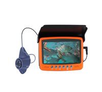 TRPLFGHZ Caméra de pêche, Caméra sous-Marine de pêche sur Glace HD 1000 Lignes, écran IPS 4,3 Pouces, détecteur Poissons avec 8 lumières infrarouges, allumage et Extinction possibles(20M)