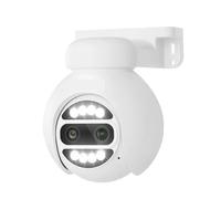 TRPLFGHZ Caméra de sécurité, Caméra dôme de Vitesse IP PTZ 4K 8MP Zoom 8X POE Audio bidirectionnel Sécurité extérieure H.265 Étanche Pan Tilt Emplacement for Carte SD(8MP Add 32G Card)