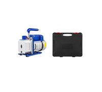 TRPLFGHZ Pompe à Vide, Kits de Pompe à Vide for réfrigérant 1,8-4,8 pi3/min, for climatisation Domestique, 1/3 1/4 po, avec manomètre(4CFM 1-4HP)